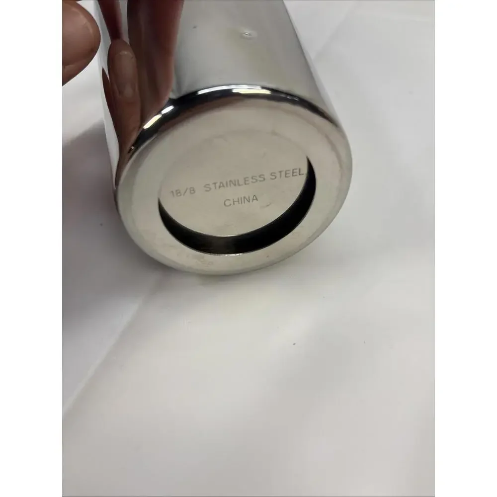 Stainless Steel Cocktail Shaker Strainer With Dial Up Drink Recipes